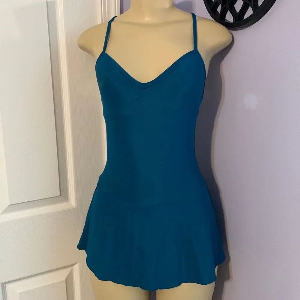 Shape FX Swim Dress Skirt Swimsuit 4